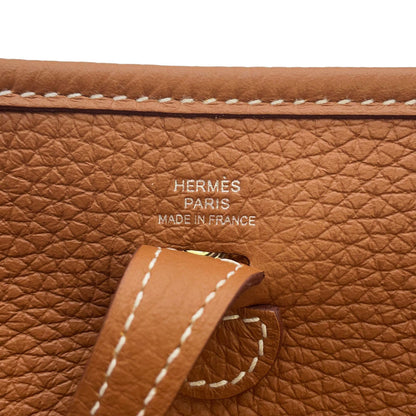 HERMES Evelyne Gold Taurillon Clemence Size TPM