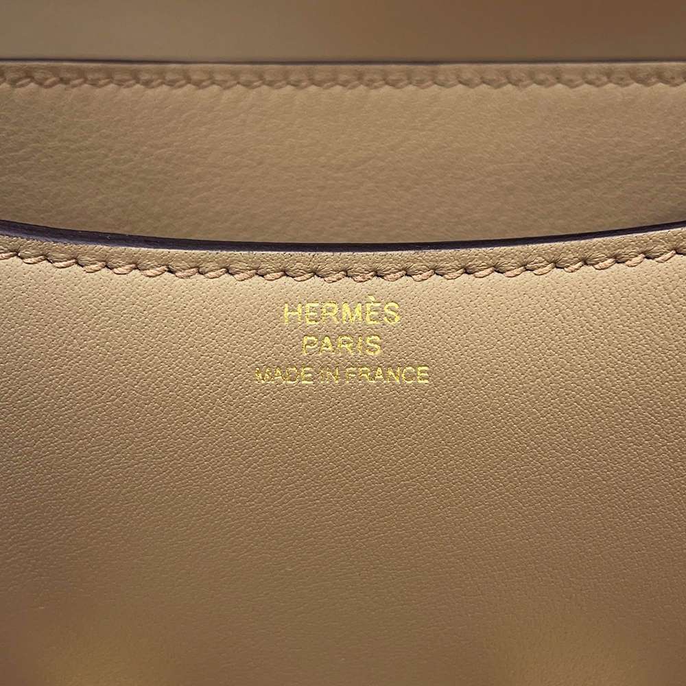 HERMES Constance3 Miroir Beige Marfa Swift Leather