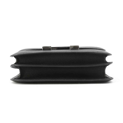 HERMES Constance3 Miroir Black Epsom Size Mini