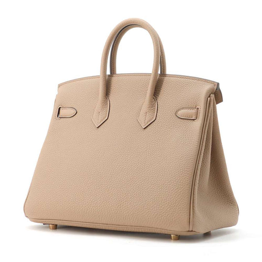 HERMES Birkin Beige Marfa Togo Leather Size 25