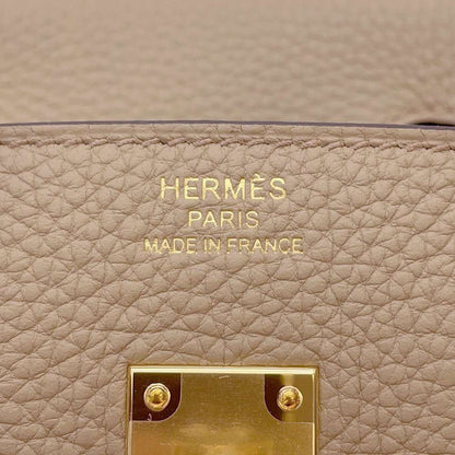 HERMES Birkin Beige Marfa Togo Leather Size 25