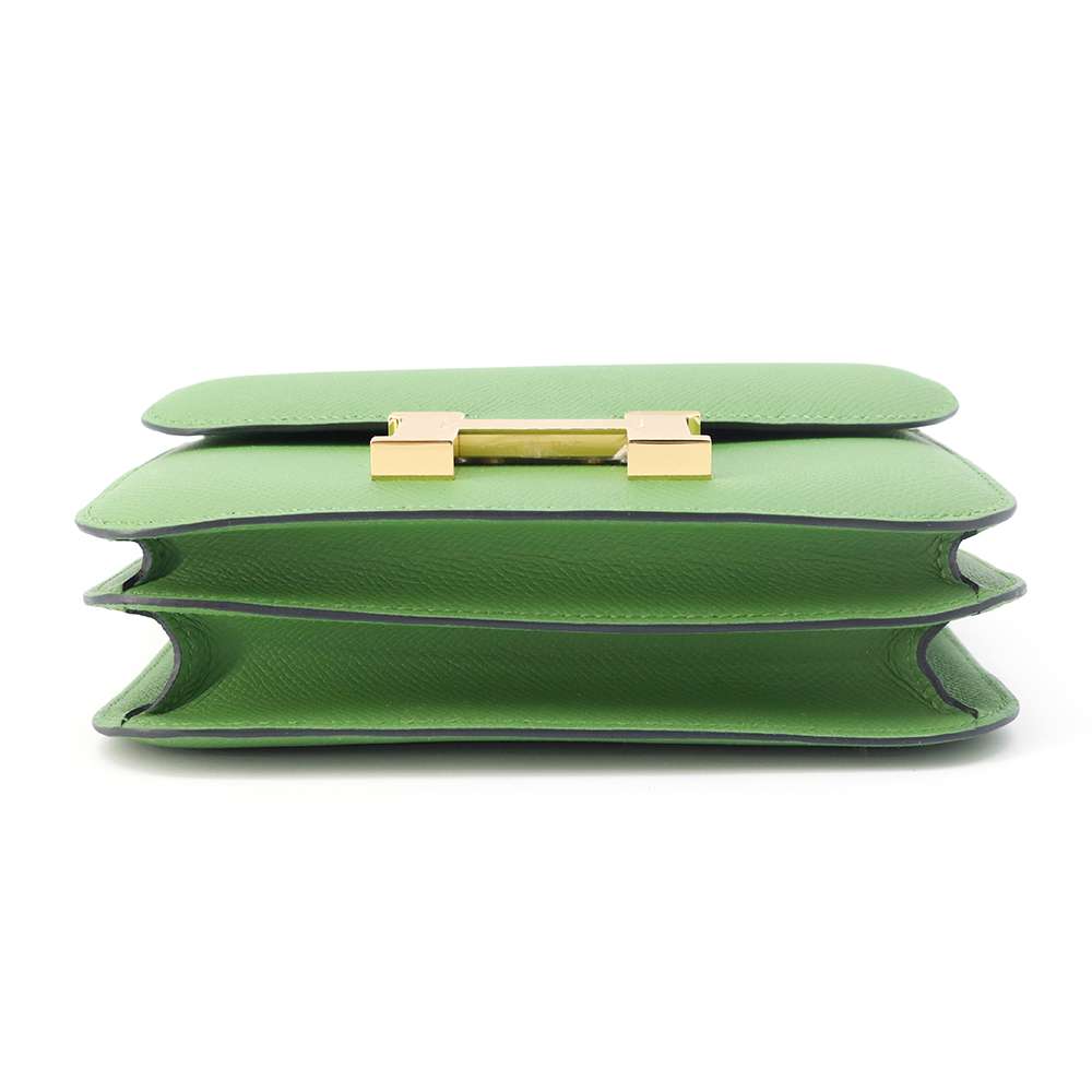 HERMES Constance3 Miroir Vert Yucca Epsom Size Mini