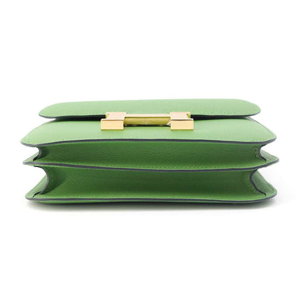 HERMES Constance3 Miroir Vert Yucca Epsom Size Mini