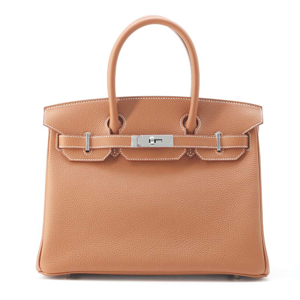 HERMES Birkin Gold Togo Leather Size 30