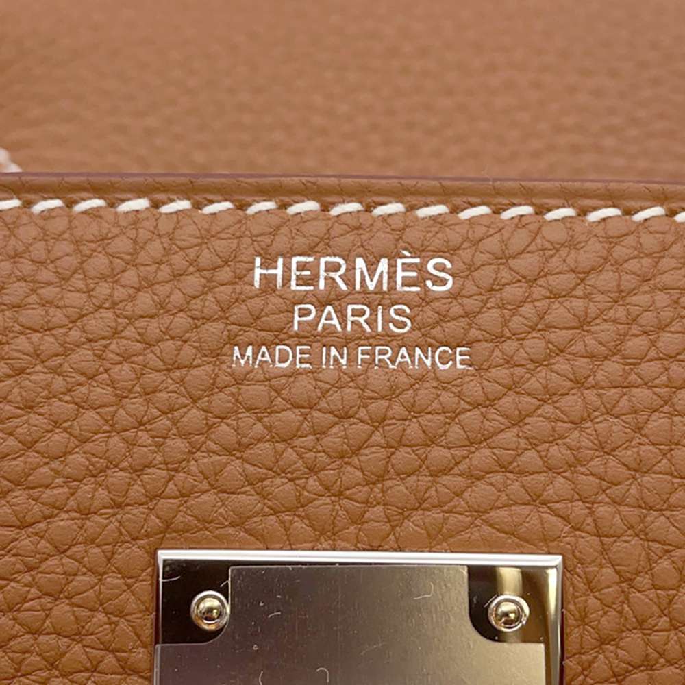 HERMES Birkin Gold Togo Leather Size 30