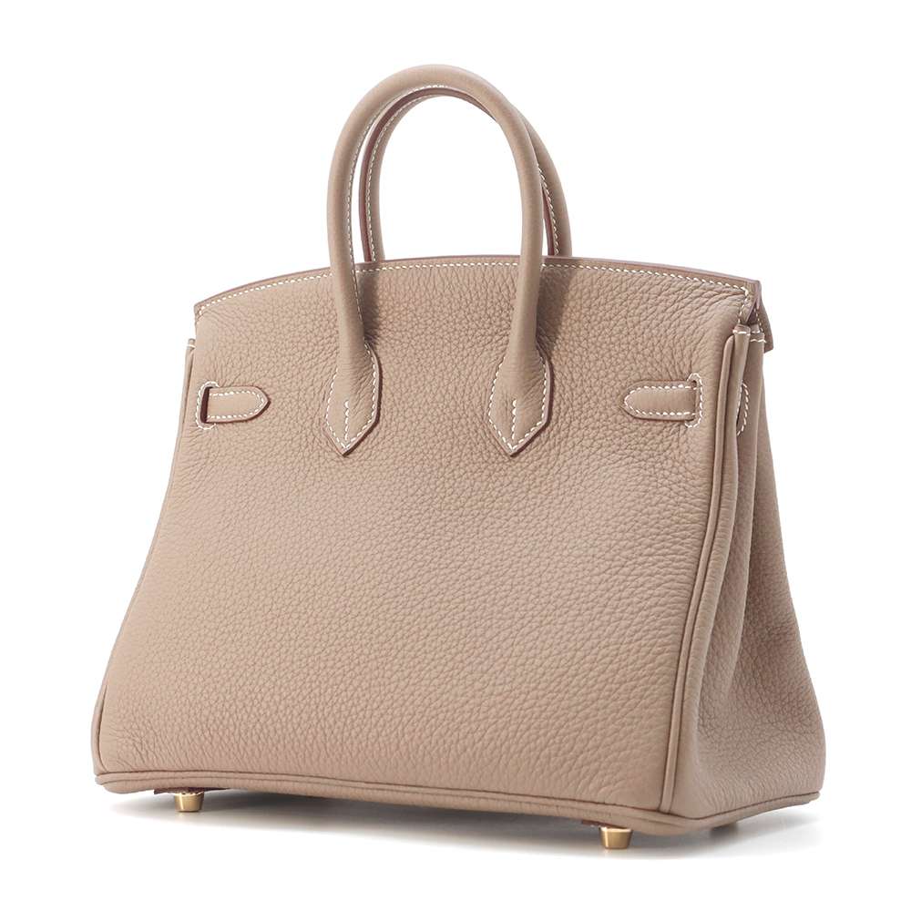 HERMES Birkin Etoupe Togo Leather Size 25