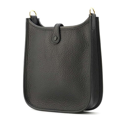 HERMES Evelyne Black Taurillon Clemence Size TPM