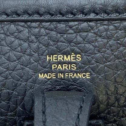 HERMES Evelyne Black Taurillon Clemence Size TPM