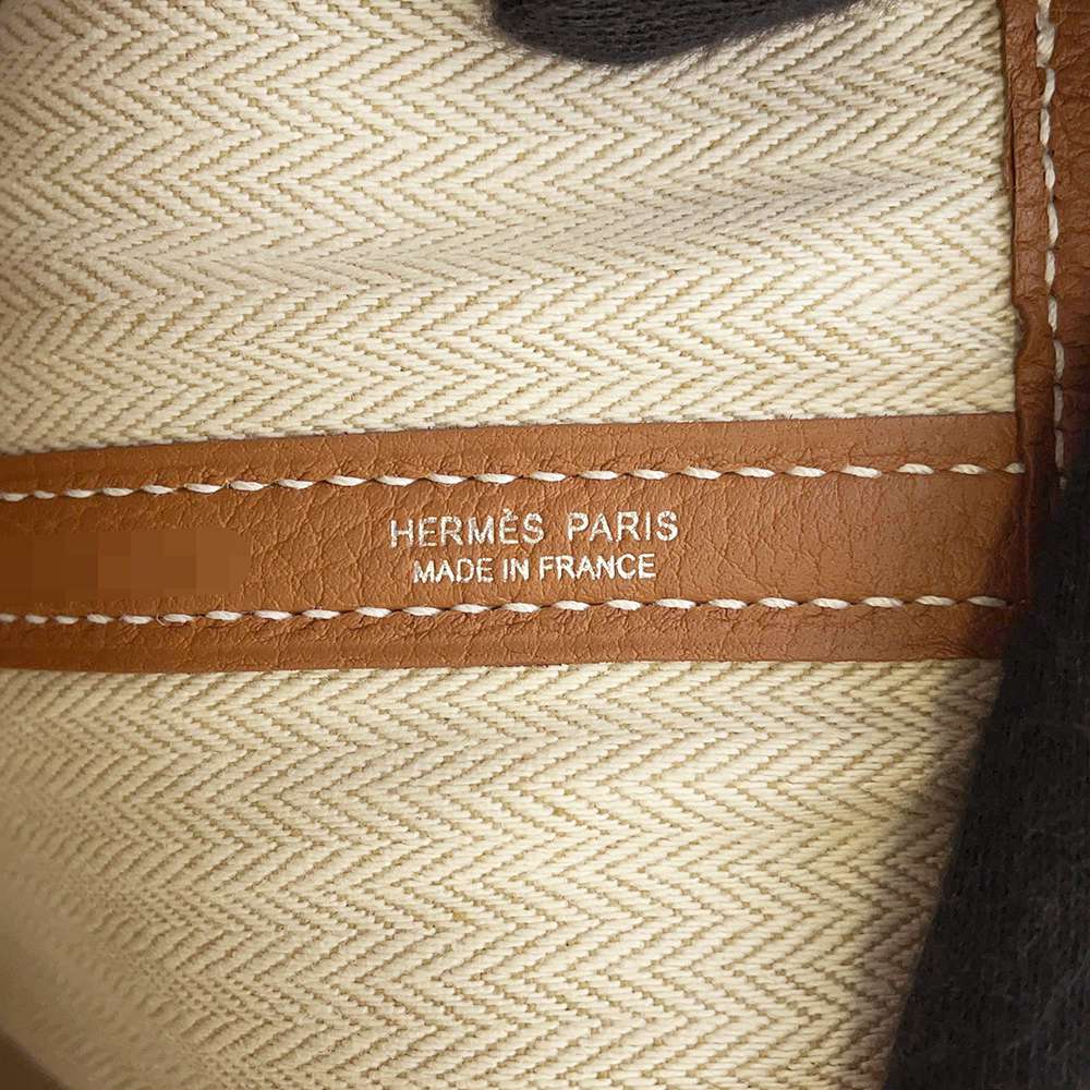 HERMES Garden Party Gold Negonda Leather Size PM