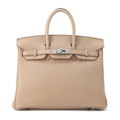 HERMES Birkin Beige Marfa Togo Leather Size 25