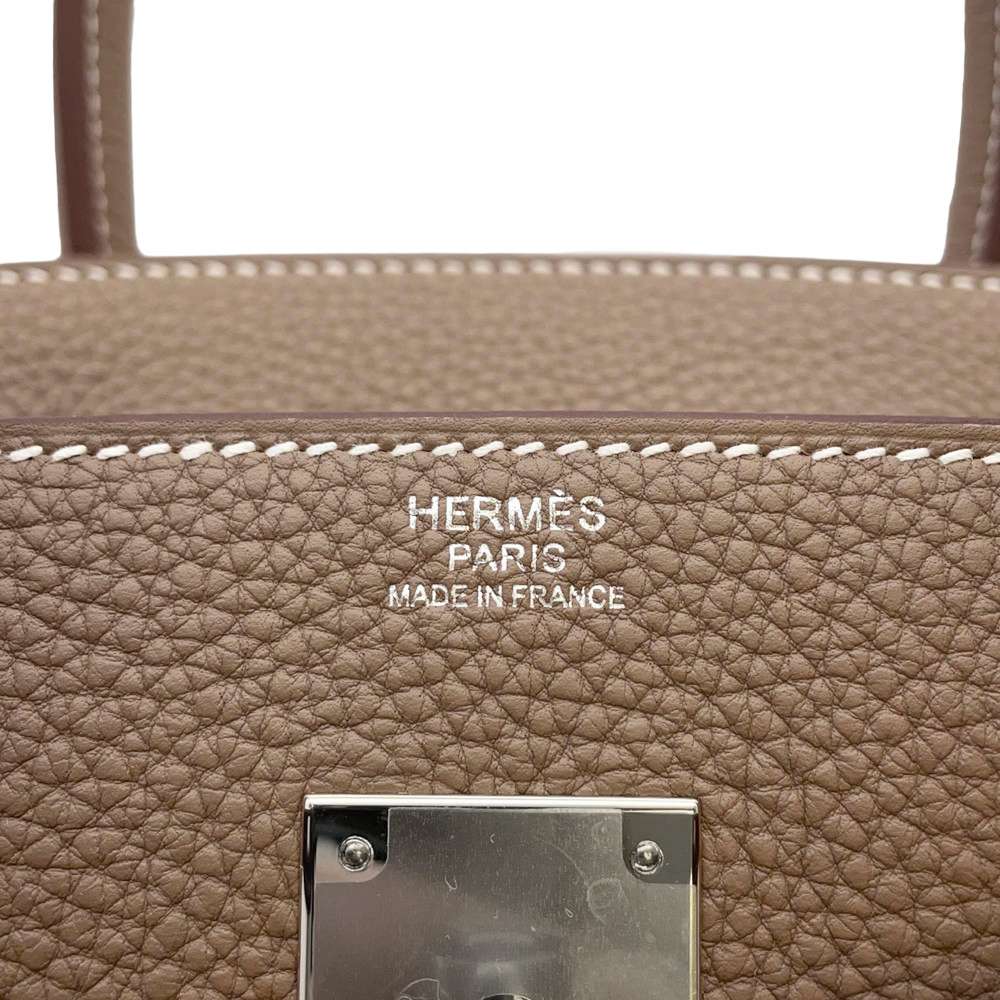 HERMES Birkin Etoupe Togo Leather Size 30