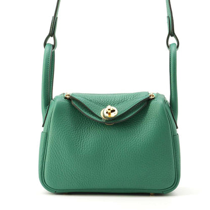 HERMES Lindy Vert Vertigo Taurillon Clemence Size Mini