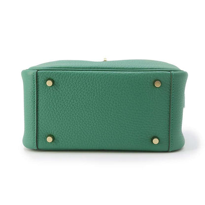 HERMES Lindy Vert Vertigo Taurillon Clemence Size Mini