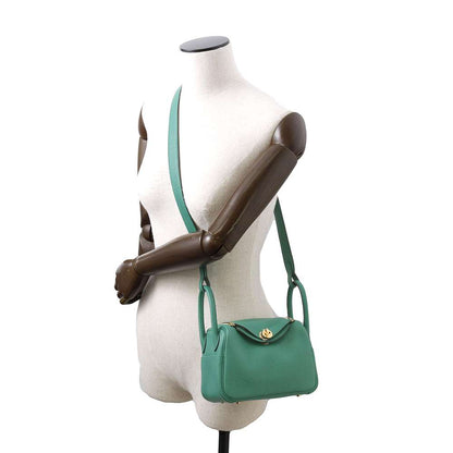 HERMES Lindy Vert Vertigo Taurillon Clemence Size Mini