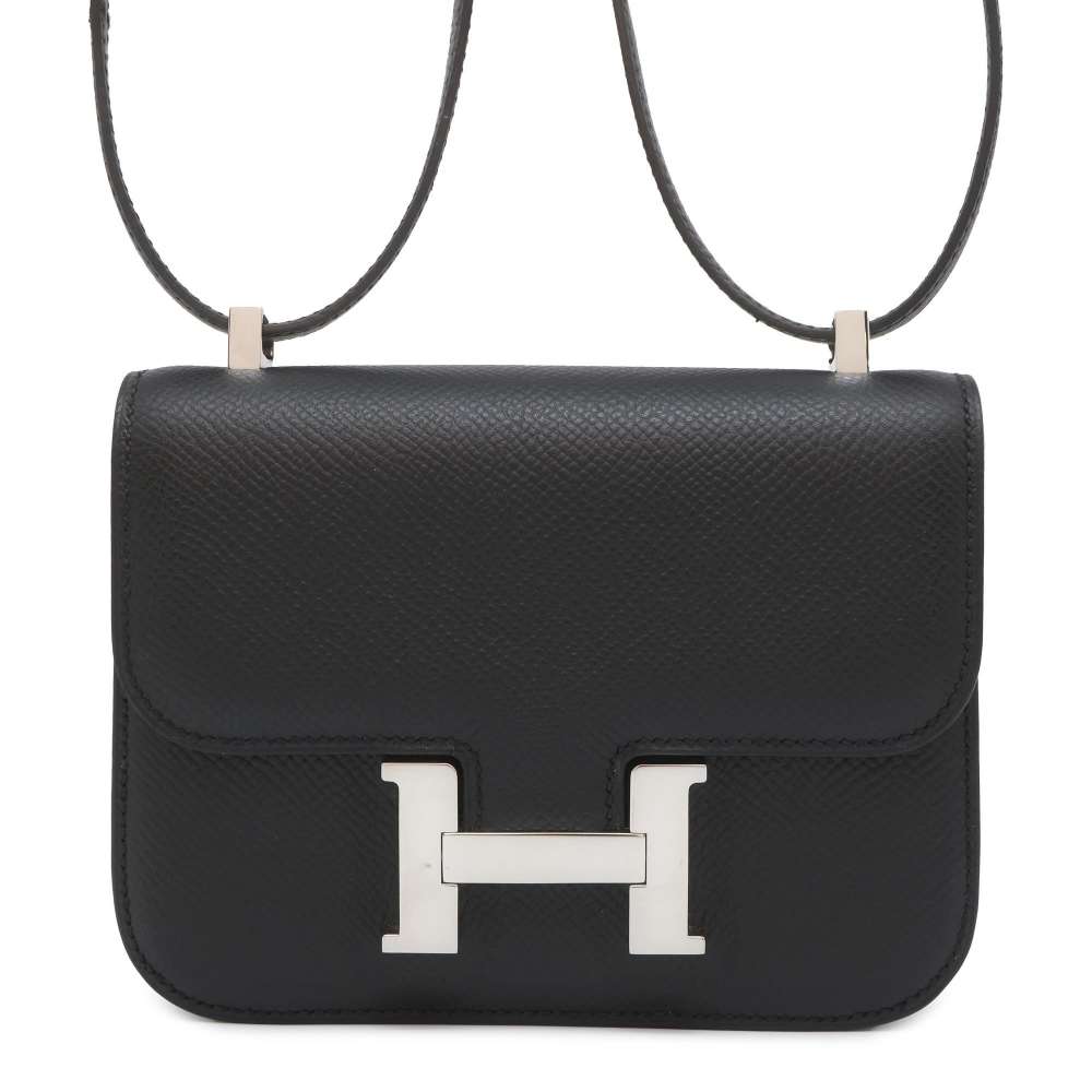 HERMES Constance Mini Black Epsom Size micro