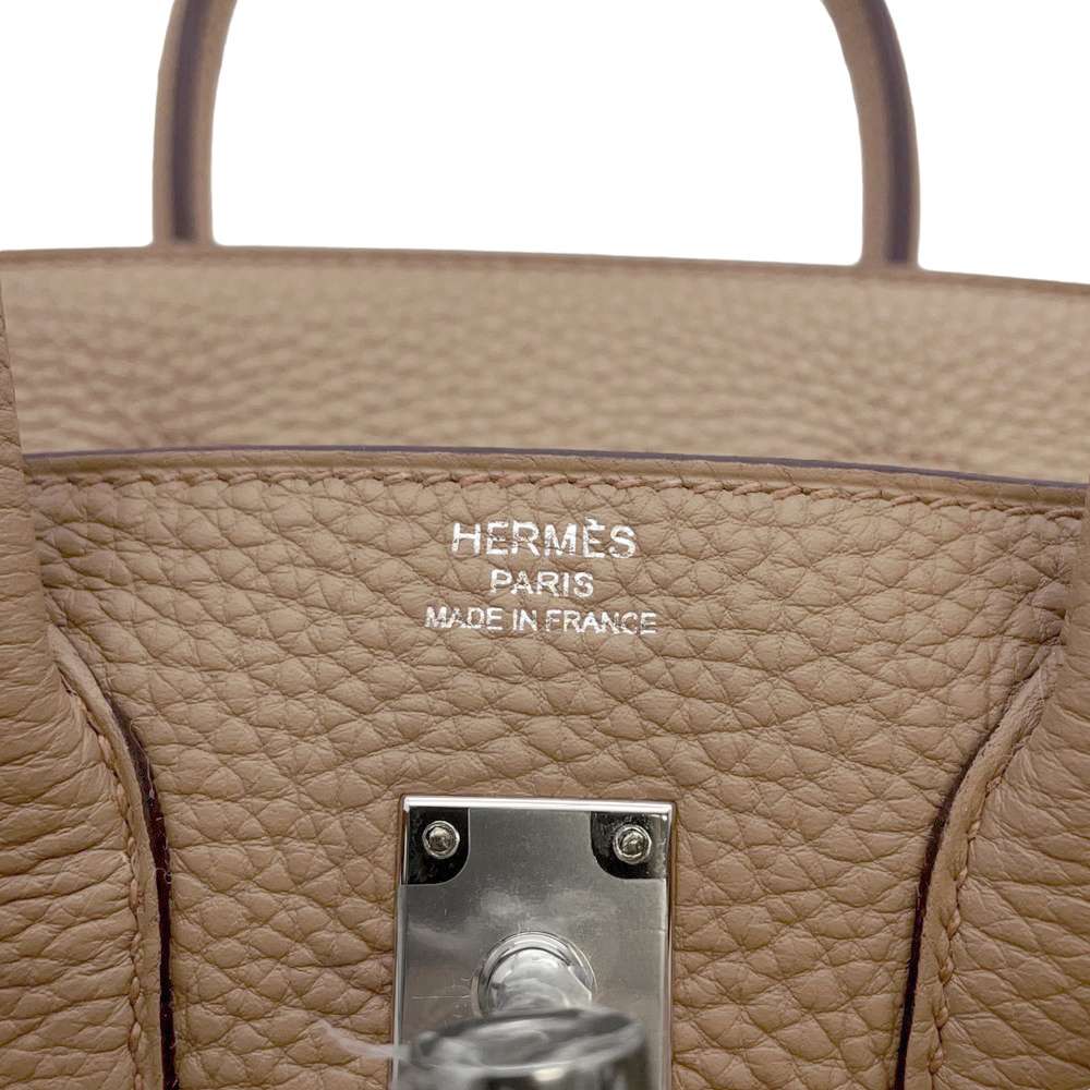 HERMES Birkin Beige Marfa birkin25 Togo Leather Size 25