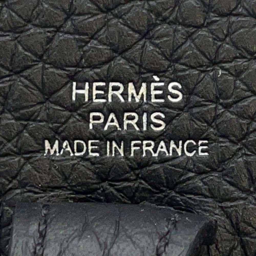 HERMES Evelyne Black Taurillon Clemence Size TPM