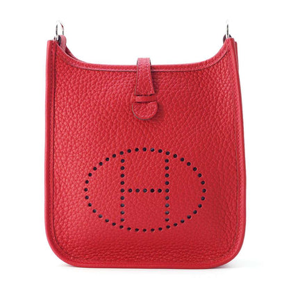 HERMES Evelyne Amazon Rouge Casaque Taurillon Clemence Size TPM