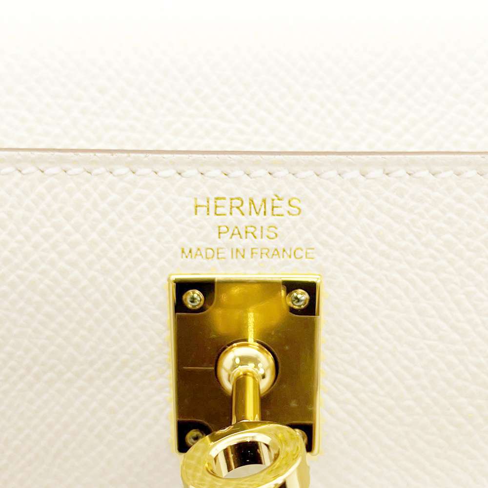 HERMES Kelly Sellier Nata Epsom Size 25