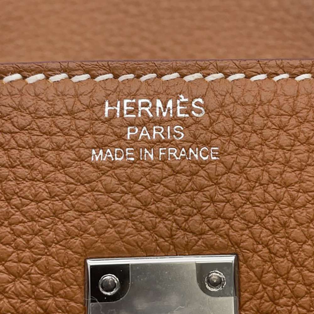 HERMES Birkin Gold Togo Leather Size 25