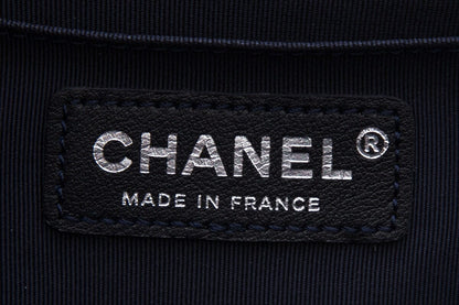 Chanel Navy Lambskin &  Pink Multi Media Detail Medium BoyBag