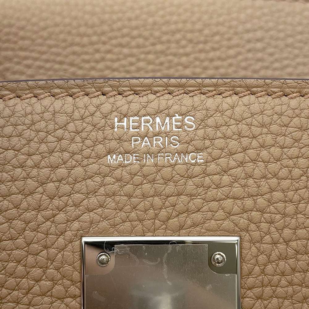 HERMES Birkin Beige Marfa Togo Leather Size 30