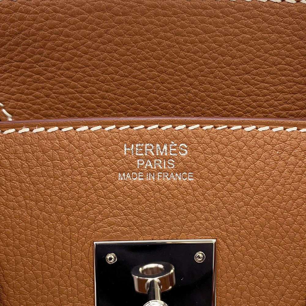 HERMES Birkin Gold Togo Leather Size 30