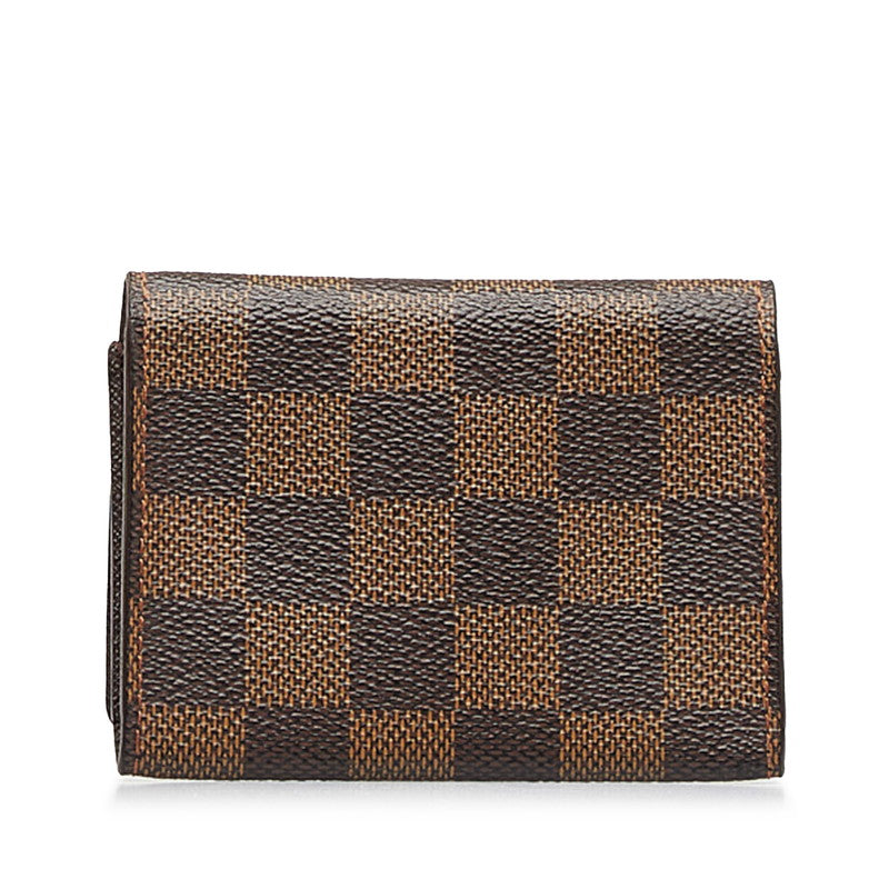 Louis Vuitton Damière Amvélop Culture Du Visit Cardcase N62920 Eve Brown PVC Leather Ladies Louis Vuitton