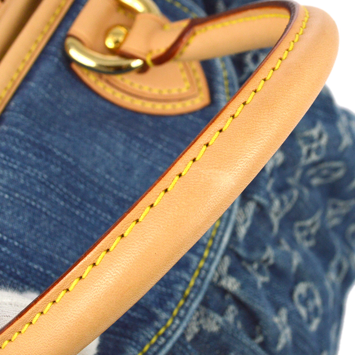 Louis Vuitton 2007 Monogram Denim Neo Cabby MM M95349