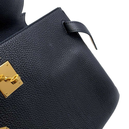 HERMES Kelly Retourne Black Togo Leather Size 32