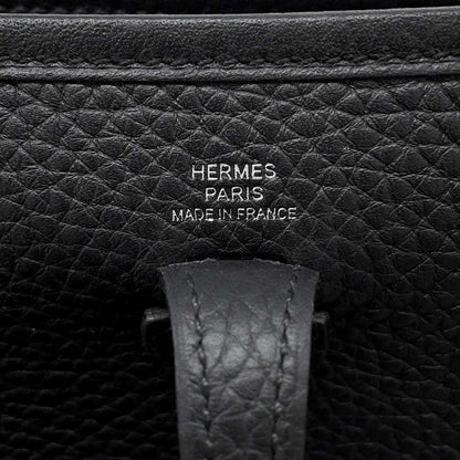 HERMES EvelyneAmazon Sangle Woolly Black Taurillon Clemence Size TPM