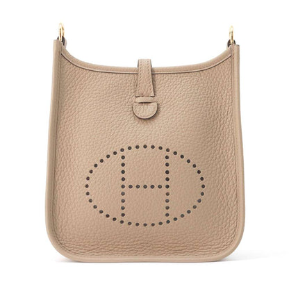 HERMES Evelyne Beige Marfa Taurillon Clemence Size TPM