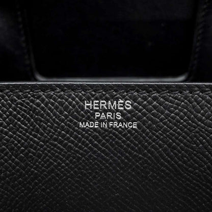 HERMES Della Cavaleria Black Epsom Size Mini