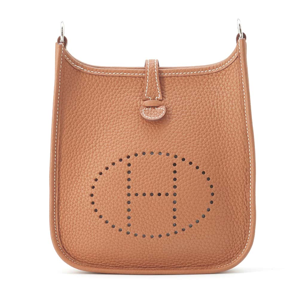 HERMES Evelyne Amazon Gold Taurillon Size TPM