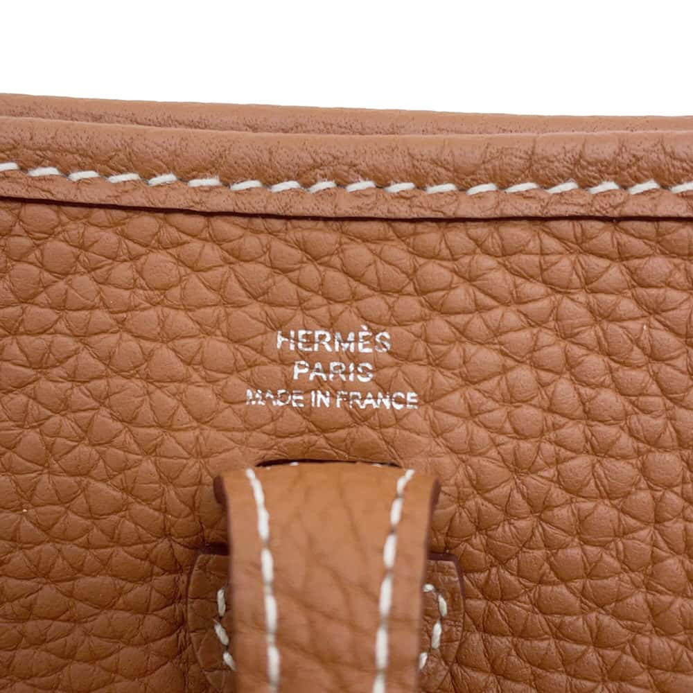 HERMES Evelyne Amazon Gold Taurillon Size TPM