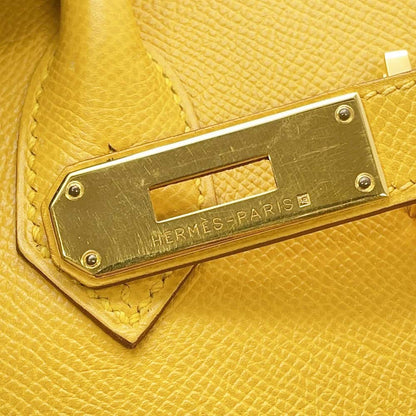 HERMES Birkin Yellow Courchevel Size 35