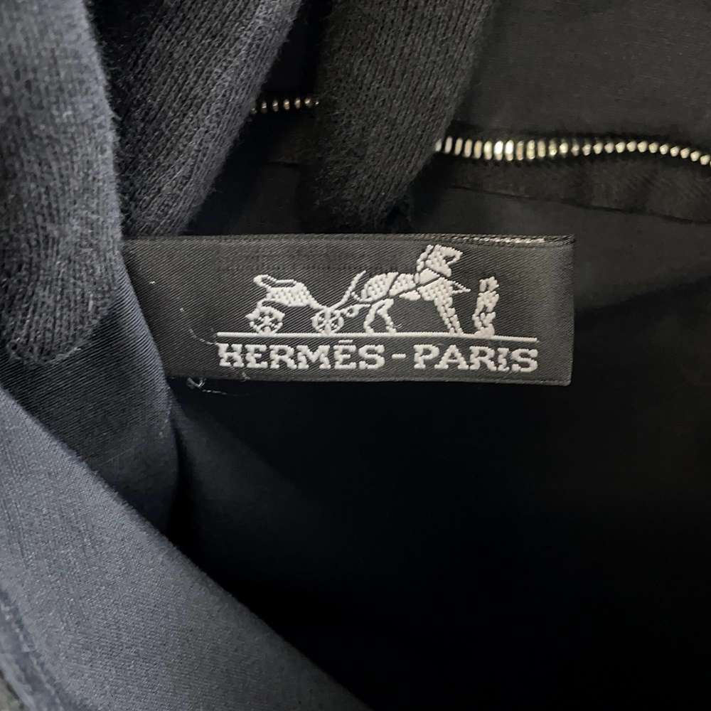 HERMES Acapulco Basas Shoulder BagShoulder Bag Black Toile Chevrons Size MM