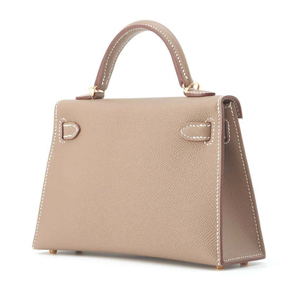 HERMES Mini Kelly Do Etoupe Epsom