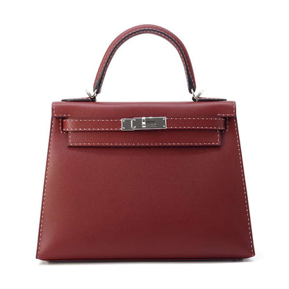 HERMES Kelly Sellier Miss You Rouge H Glenemush Size 28