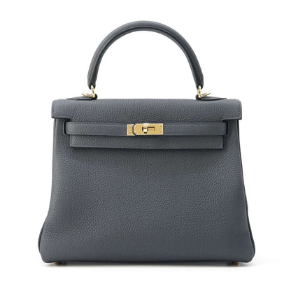 HERMES Kelly Retourne Grimist Togo Leather Size 25