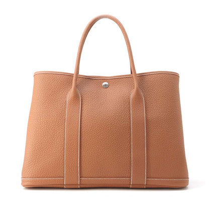 HERMES Garden Party Gold Negonda Leather Size PM