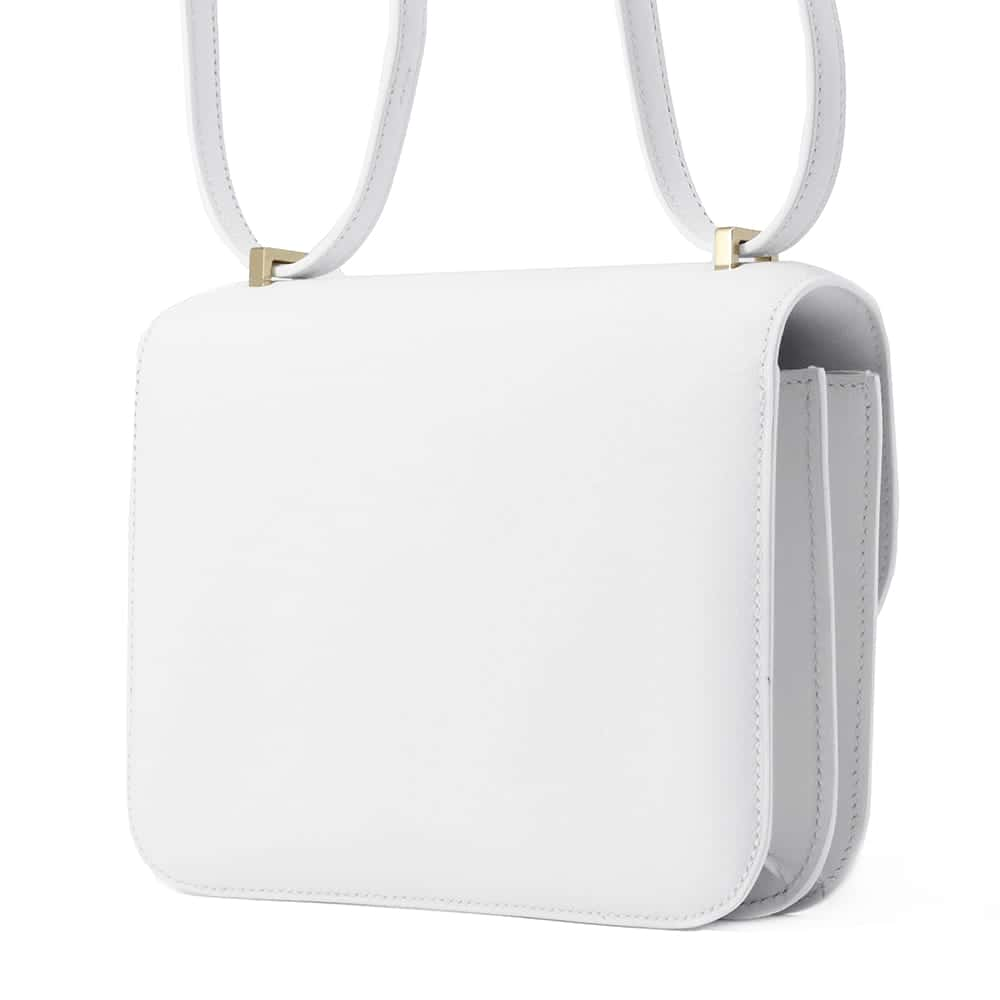 HERMES Mini Constance3 New White Evercolor Size Mini