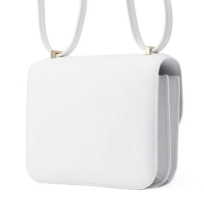 HERMES Mini Constance3 New White Evercolor Size Mini