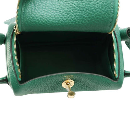 HERMES Lindy Vert Vertigo Taurillon Clemence Size Mini