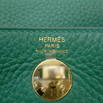 HERMES Lindy Vert Vertigo Taurillon Clemence Size Mini