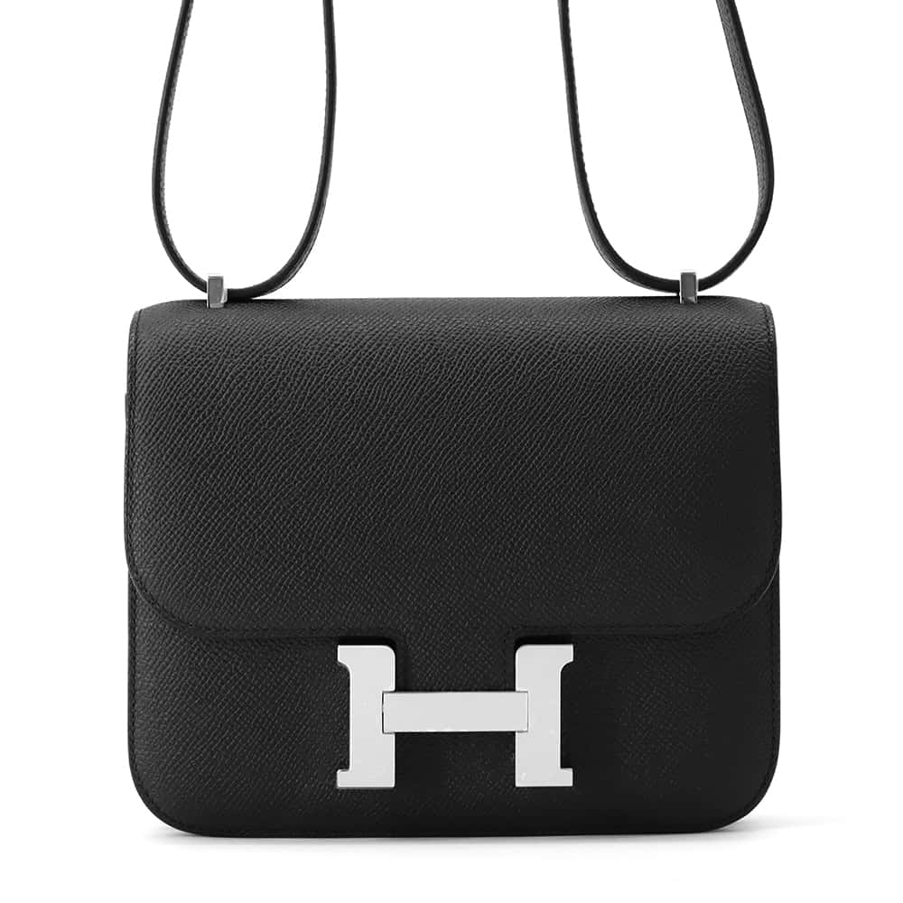 HERMES Constance3 Black Epsom Size Mini