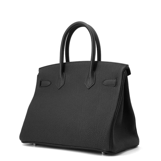 HERMES Birkin Black Togo Leather Size 30