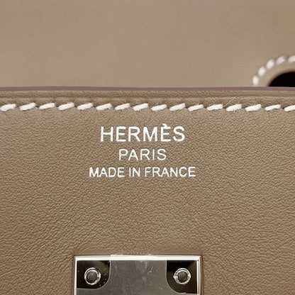 HERMES Birkin Etoupe Swift Leather Size 25