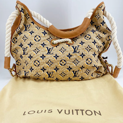 Louis Vuitton  Limited Edition Tan Nylon Monogram Bulles PM Bag