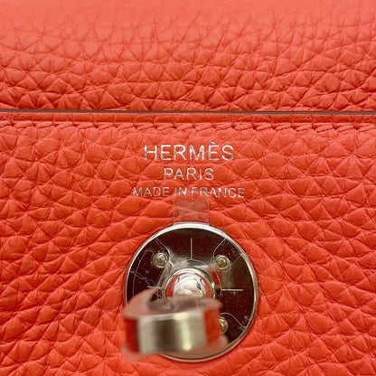 HERMES Lindy Rose texas Taurillon Clemence Size Mini